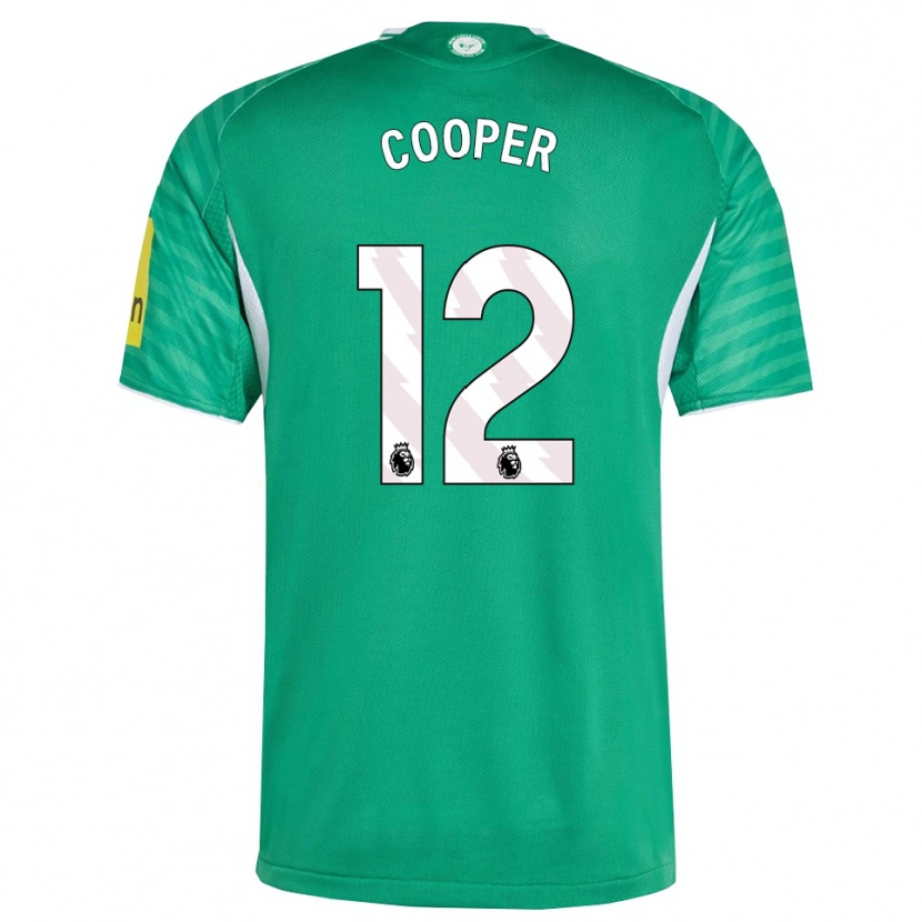 Danxen Niño Camiseta Deanna Cooper #12 Verde Blanco 2ª Equipación 2025/26 La Camisa
