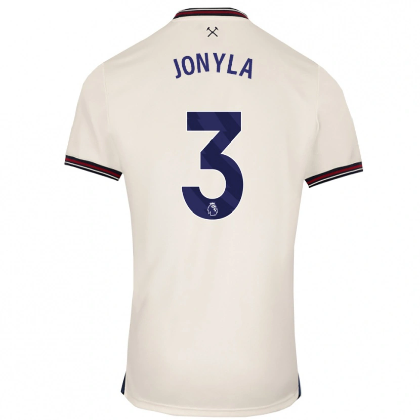 Danxen Niño Camiseta Tomas Jonyla #3 Blanco Roto 2ª Equipación 2025/26 La Camisa