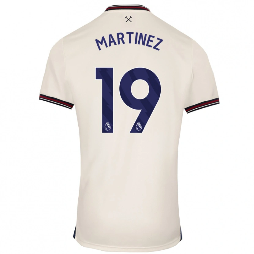 Danxen Niño Camiseta Shekiera Martinez #19 Blanco Roto 2ª Equipación 2025/26 La Camisa