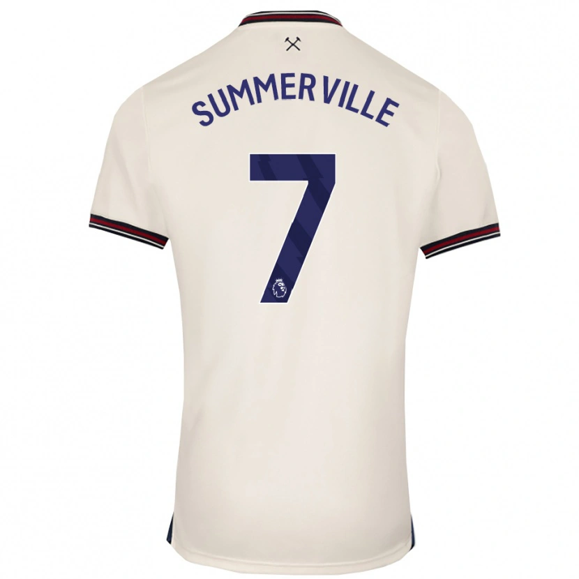 Danxen Niño Camiseta Crysencio Summerville #7 Blanco Roto 2ª Equipación 2025/26 La Camisa