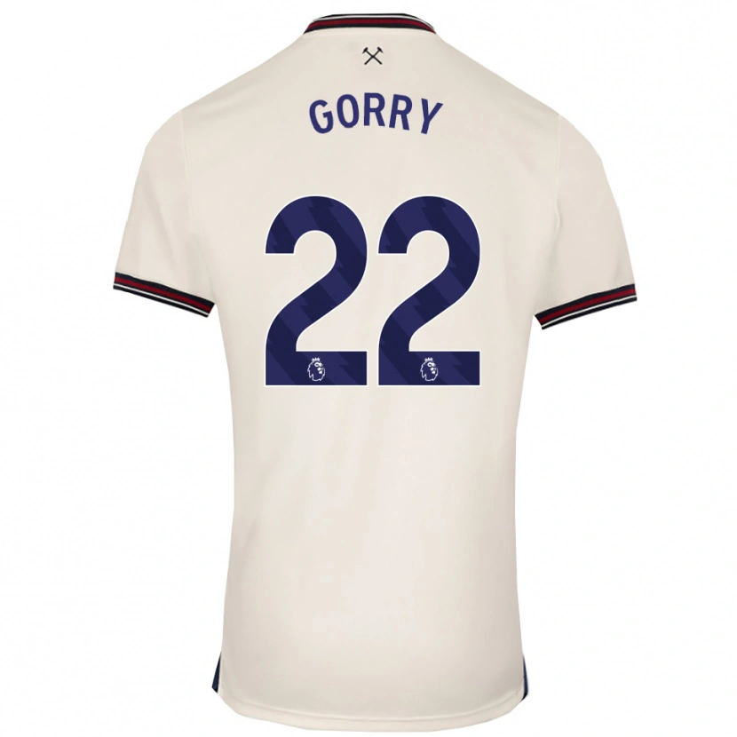 Danxen Niño Camiseta Katrina Gorry #22 Blanco Roto 2ª Equipación 2025/26 La Camisa