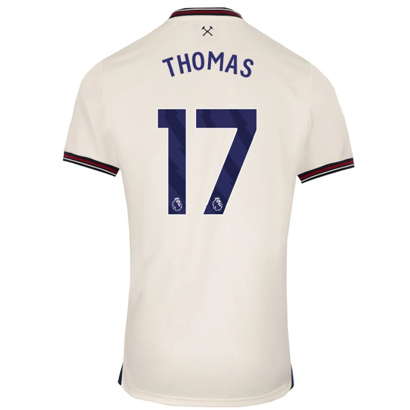 Danxen Niño Camiseta Isaac Thomas #17 Blanco Roto 2ª Equipación 2025/26 La Camisa