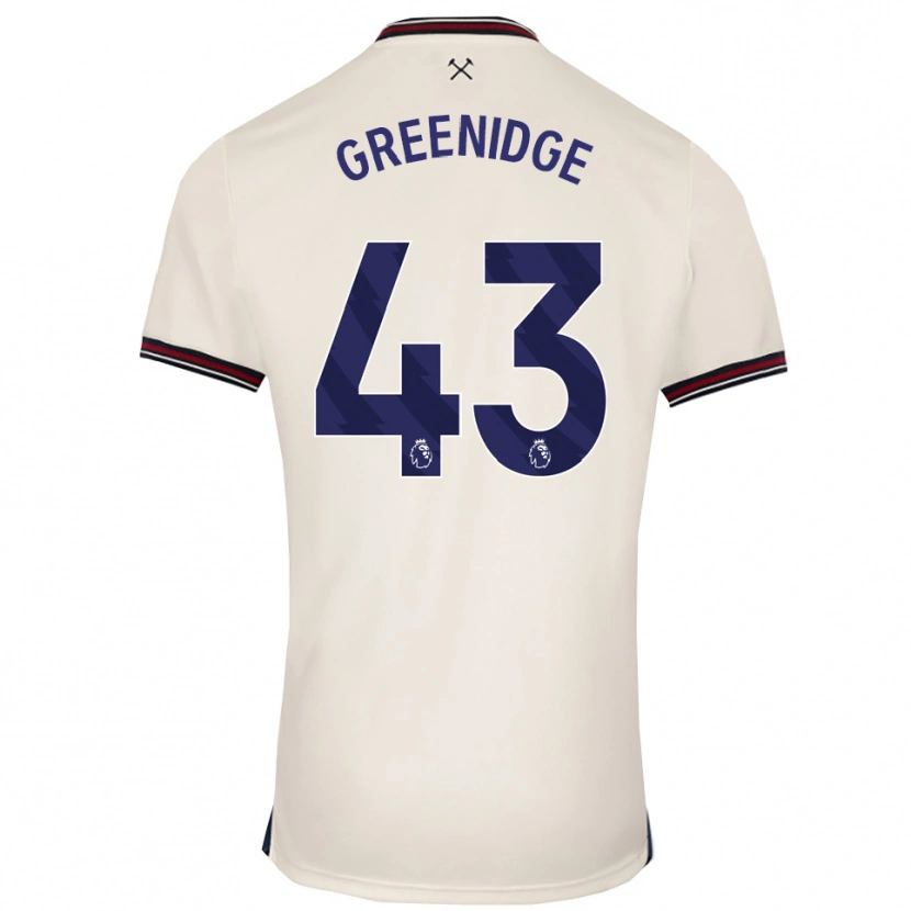 Danxen Niño Camiseta Will Greenidge #43 Blanco Roto 2ª Equipación 2025/26 La Camisa