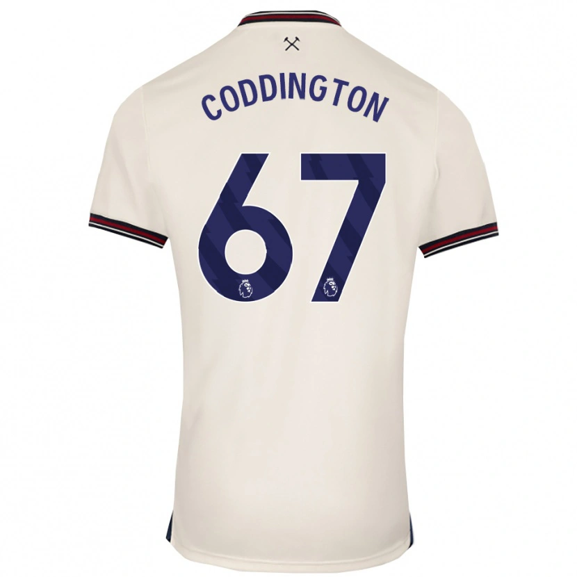 Danxen Niño Camiseta Remy Coddington #67 Blanco Roto 2ª Equipación 2025/26 La Camisa