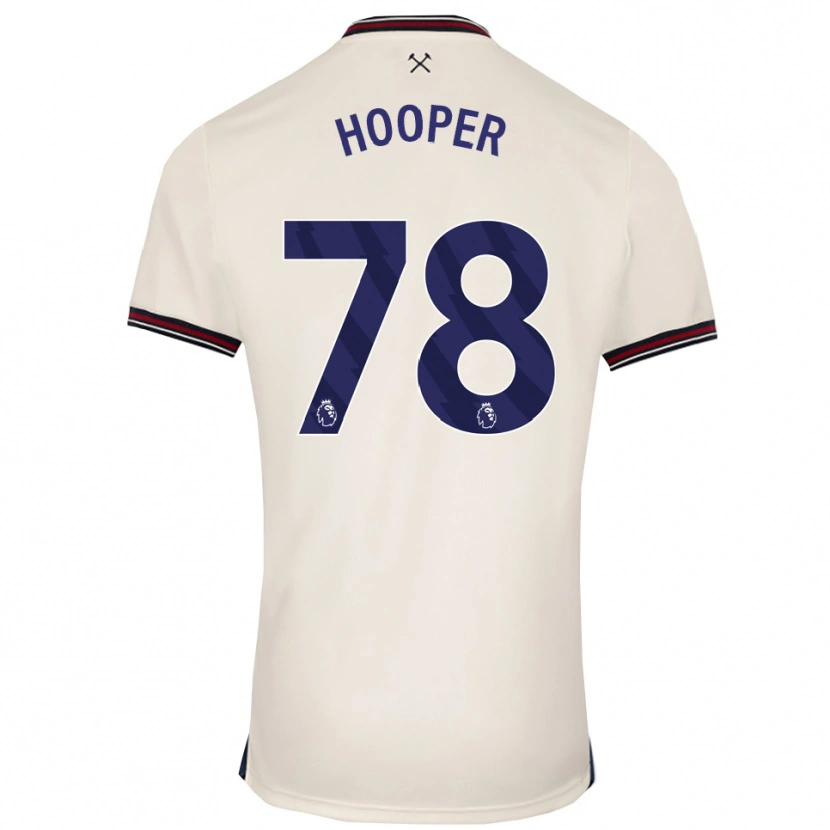 Danxen Niño Camiseta Finley Hooper #78 Blanco Roto 2ª Equipación 2025/26 La Camisa