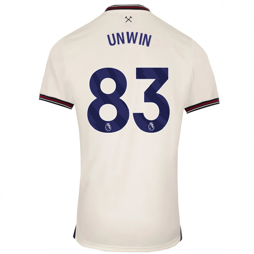 Danxen Niño Camiseta Jonathan Unwin #83 Blanco Roto 2ª Equipación 2025/26 La Camisa