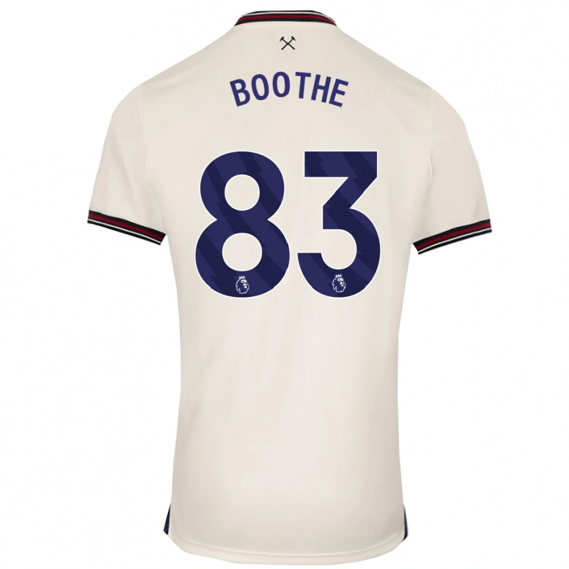Danxen Niño Camiseta Sebastian Boothe #83 Blanco Roto 2ª Equipación 2025/26 La Camisa