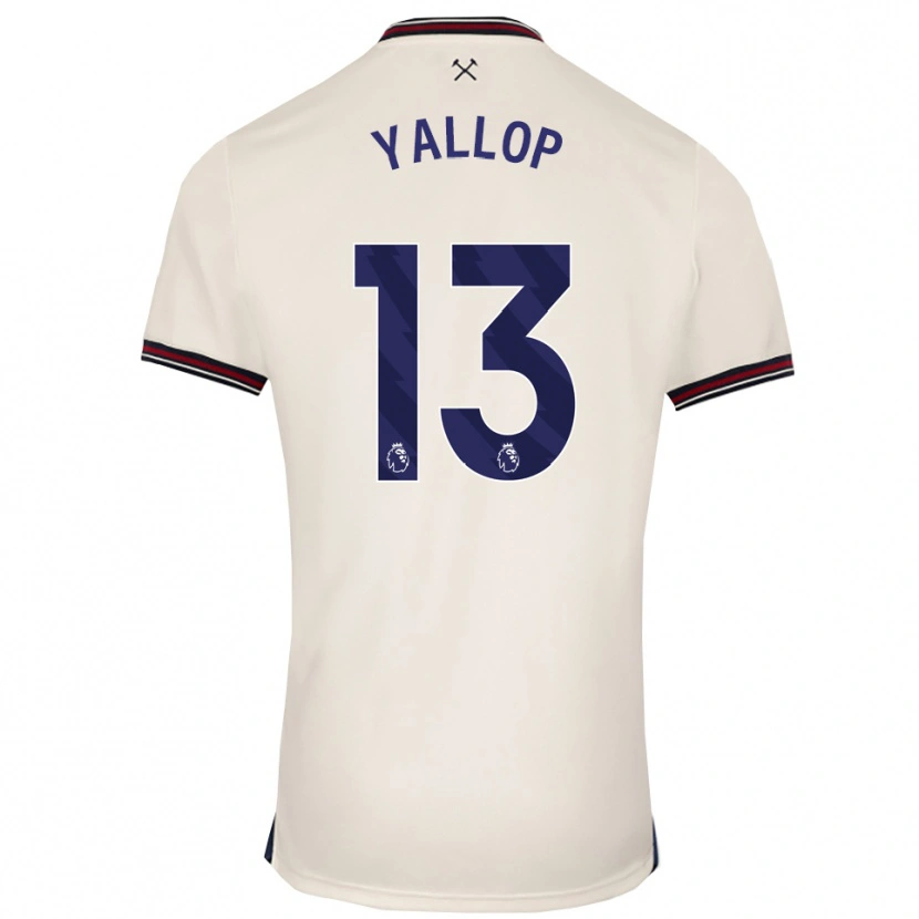 Danxen Niño Camiseta Tameka Yallop #13 Blanco Roto 2ª Equipación 2025/26 La Camisa