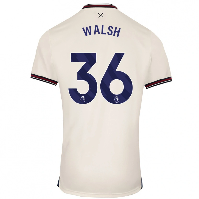Danxen Niño Camiseta Soraya Walsh #36 Blanco Roto 2ª Equipación 2025/26 La Camisa