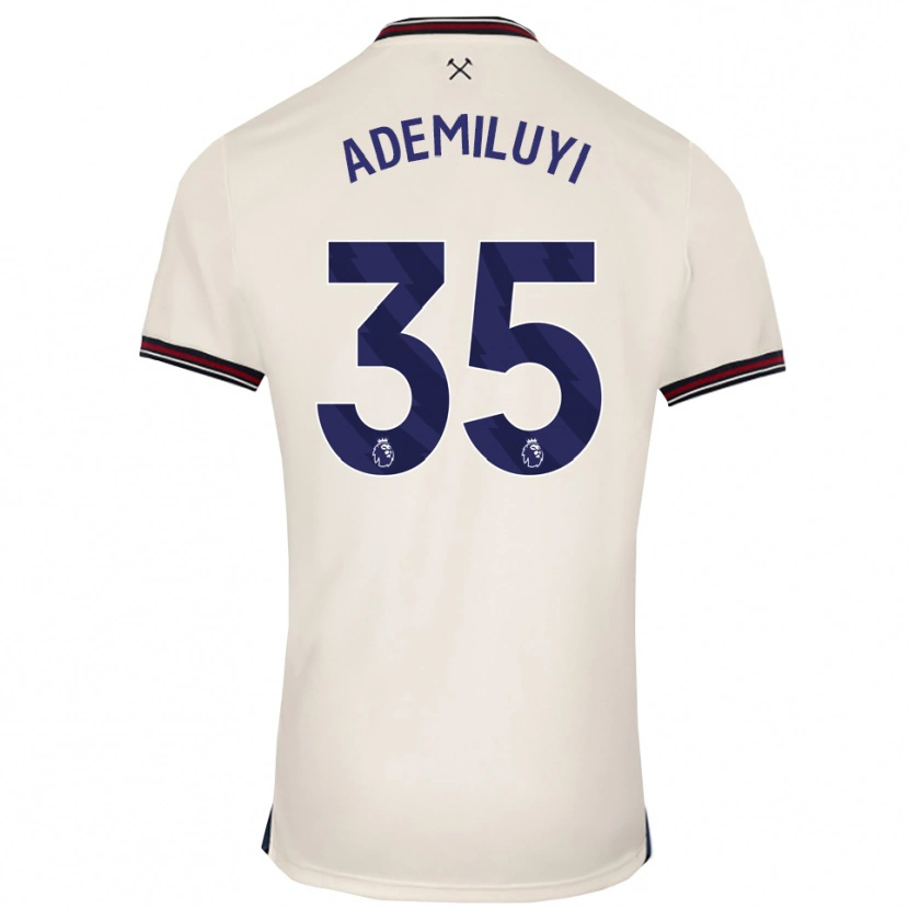 Danxen Niño Camiseta Princess Ademiluyi #35 Blanco Roto 2ª Equipación 2025/26 La Camisa