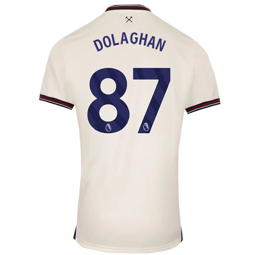 Danxen Niño Camiseta Brad Dolaghan #87 Blanco Roto 2ª Equipación 2025/26 La Camisa
