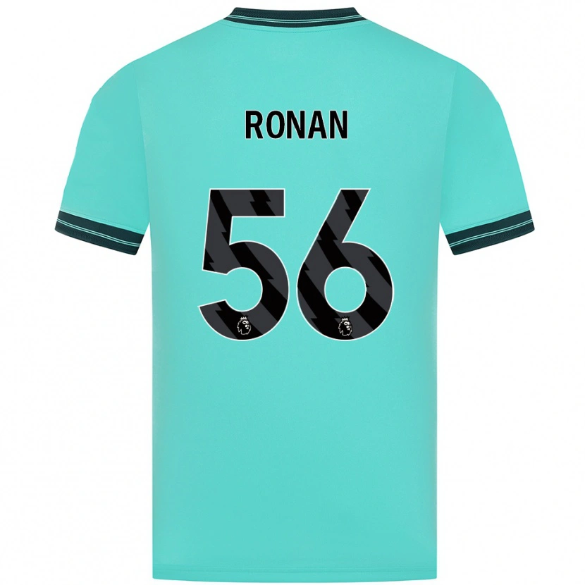 Danxen Niño Camiseta Connor Ronan #56 Celeste Verde 2ª Equipación 2025/26 La Camisa