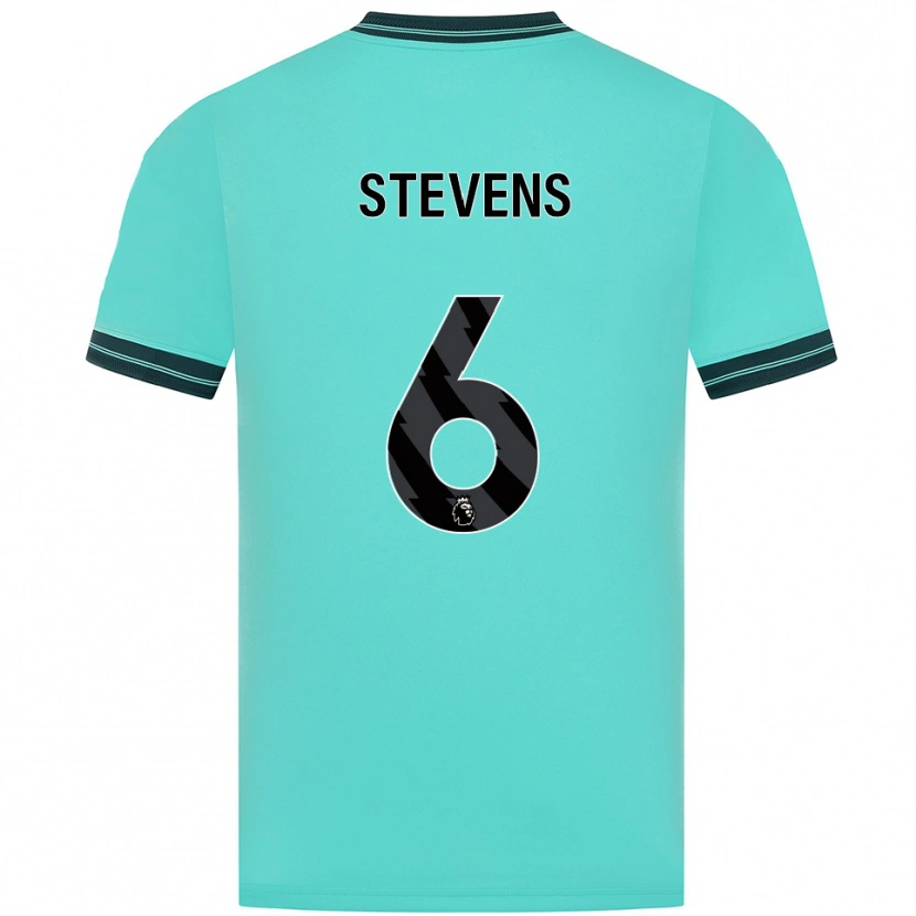 Danxen Niño Camiseta Mason Stevens #6 Celeste Verde 2ª Equipación 2025/26 La Camisa