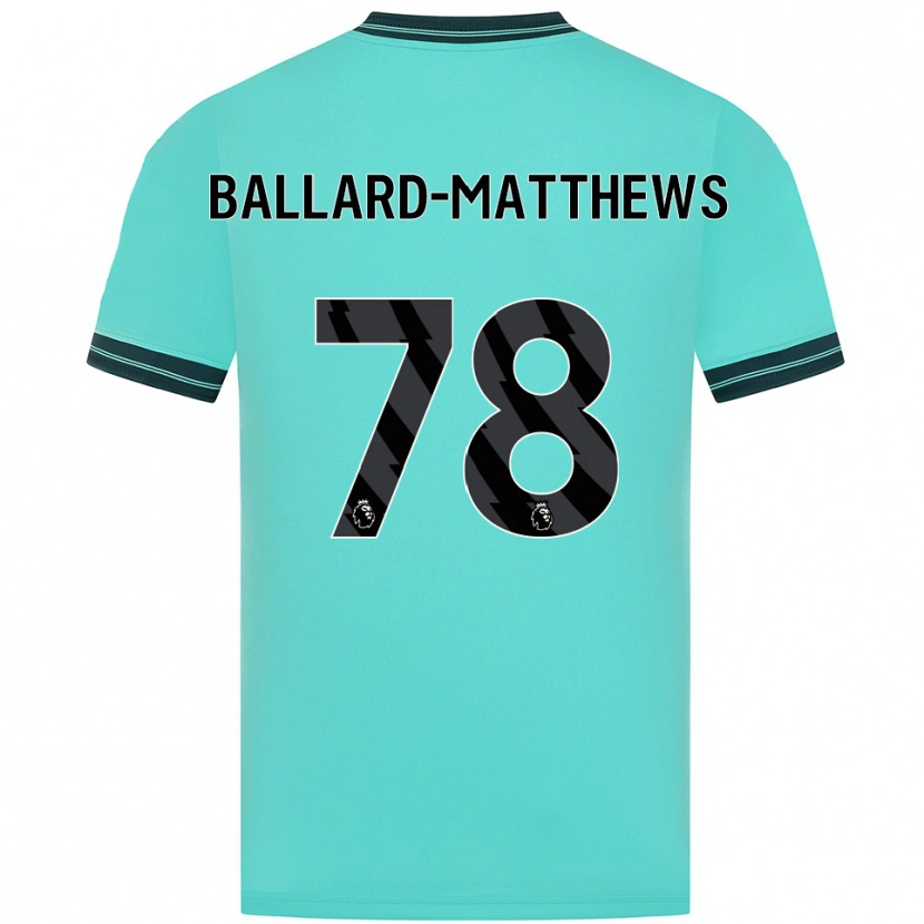 Danxen Niño Camiseta Emilio Ballard-Matthews #78 Celeste Verde 2ª Equipación 2025/26 La Camisa