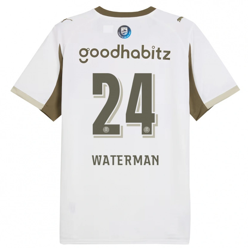 Danxen Niño Camiseta Boy Waterman #24 Blanco Gris Equipación Tercera 2025/26 La Camisa