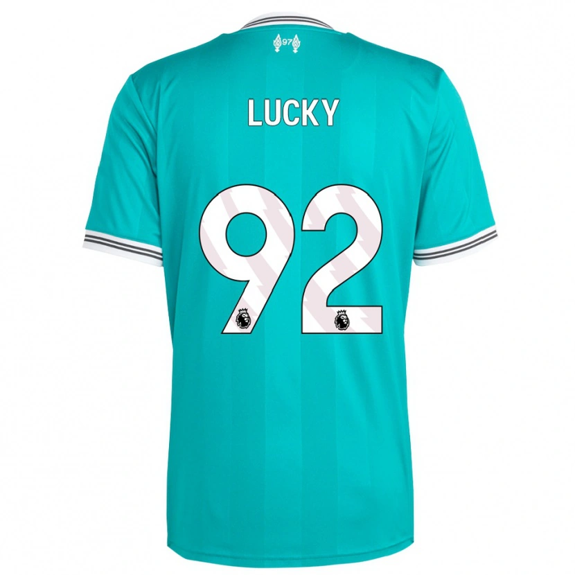 Danxen Niño Camiseta Wellity Lucky #92 Verde Blanco Equipación Tercera 2025/26 La Camisa