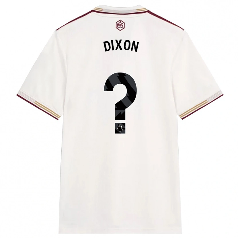 Danxen Niño Camiseta Danny Dixon #0 Blanco Roto Borgoña Equipación Tercera 2025/26 La Camisa