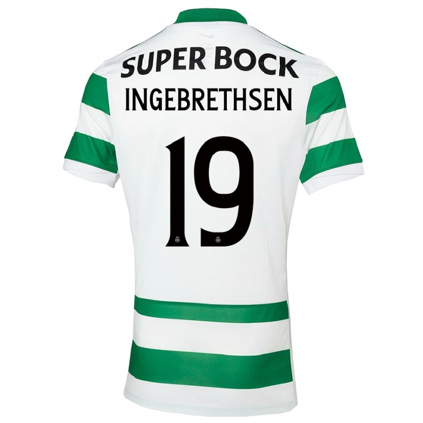 Danxen Hombre Camiseta Erik Ingebrethsen #19 Verde Blanco 1ª Equipación 2025/26 La Camisa