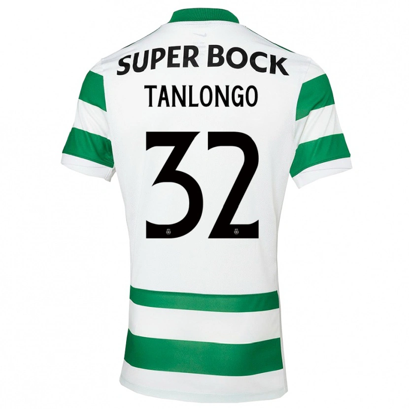Danxen Hombre Camiseta Mateo Tanlongo #32 Verde Blanco 1ª Equipación 2025/26 La Camisa
