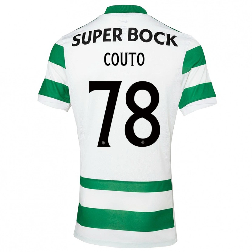 Danxen Hombre Camiseta Mauro Couto #78 Verde Blanco 1ª Equipación 2025/26 La Camisa