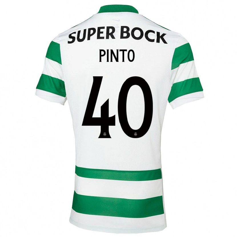 Danxen Hombre Camiseta Rita Pinto De Almeida #40 Verde Blanco 1ª Equipación 2025/26 La Camisa