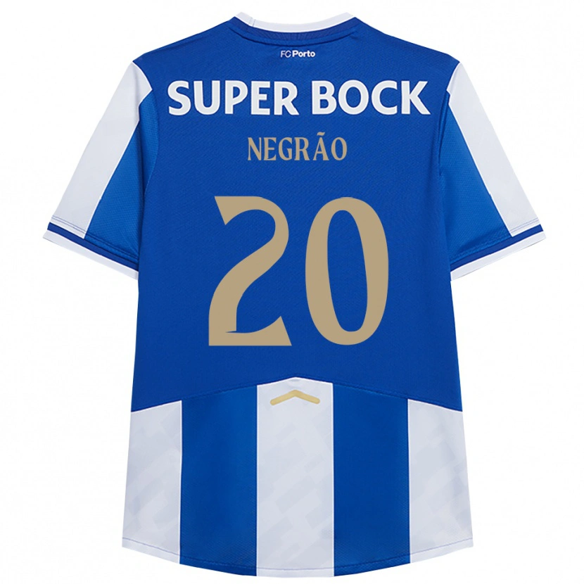 Danxen Hombre Camiseta Maria Negrão #20 Azul Blanco 1ª Equipación 2025/26 La Camisa