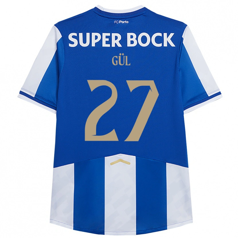 Danxen Hombre Camiseta Deniz Gül #27 Azul Blanco 1ª Equipación 2025/26 La Camisa