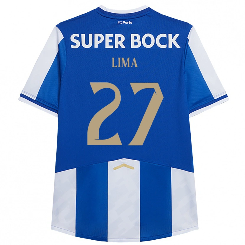 Danxen Hombre Camiseta Cláudia Lima #27 Azul Blanco 1ª Equipación 2025/26 La Camisa