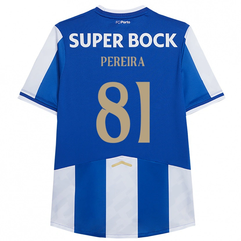 Danxen Hombre Camiseta Martim Pereira #81 Azul Blanco 1ª Equipación 2025/26 La Camisa
