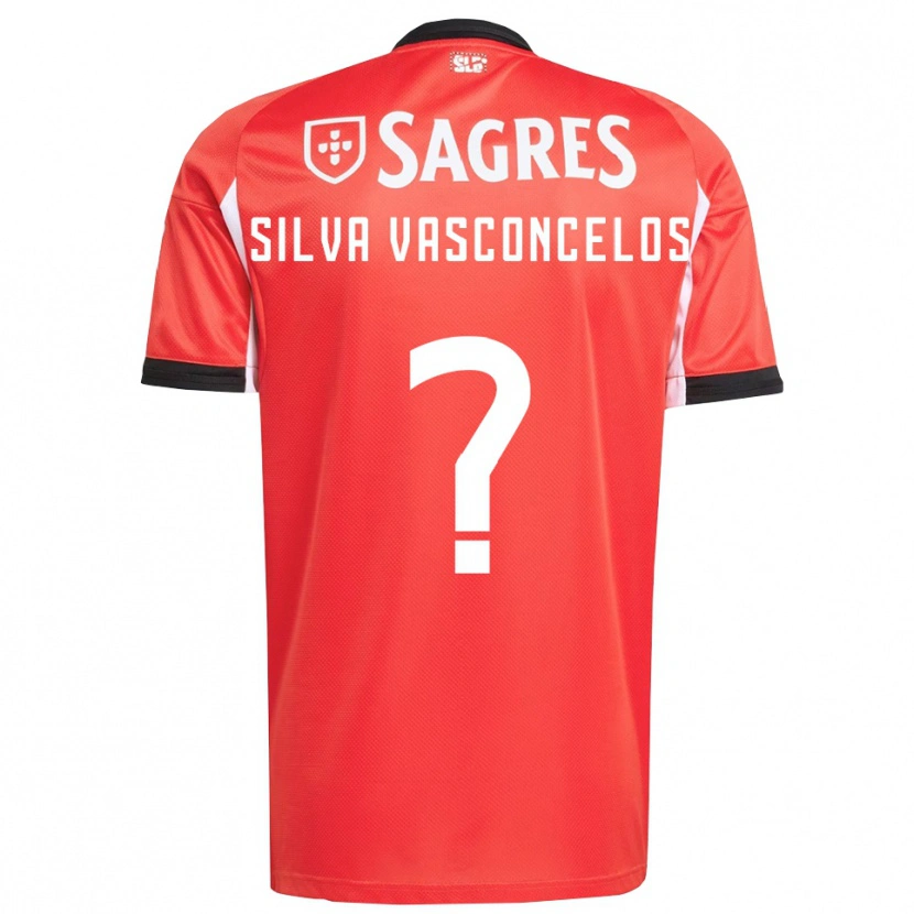 Danxen Hombre Camiseta Martim Silva Vasconcelos #0 Rojo Blanco 1ª Equipación 2025/26 La Camisa