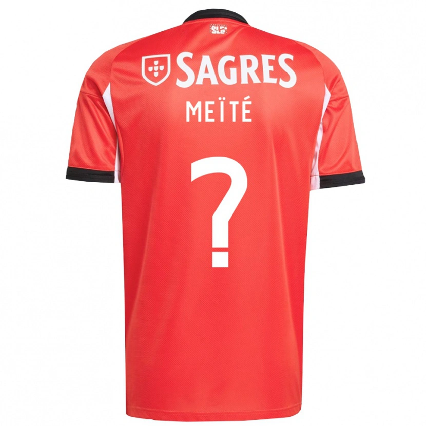 Danxen Hombre Camiseta Soualiho Meïté #0 Rojo Blanco 1ª Equipación 2025/26 La Camisa