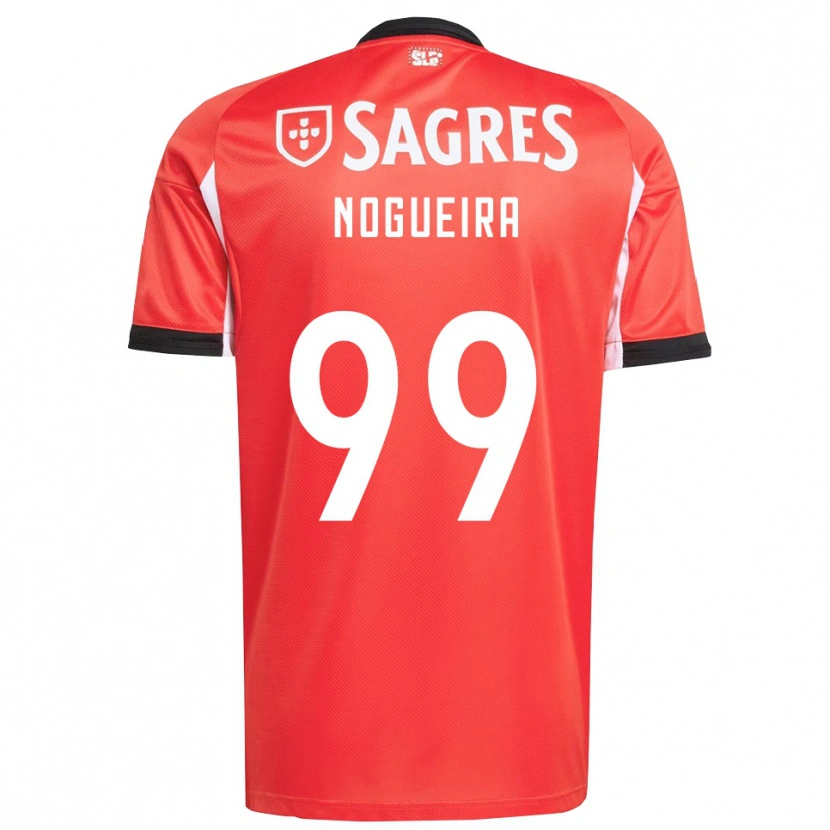Danxen Hombre Camiseta Beatriz Nogueira #99 Rojo Blanco 1ª Equipación 2025/26 La Camisa