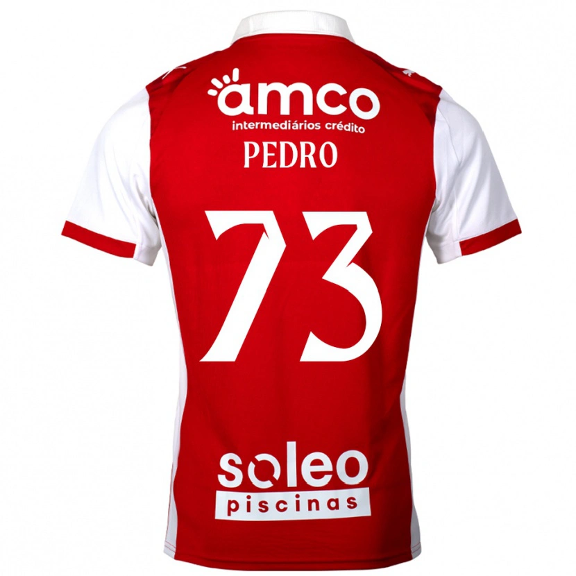 Danxen Hombre Camiseta Zé Pedro #73 Rojo Blanco 1ª Equipación 2025/26 La Camisa