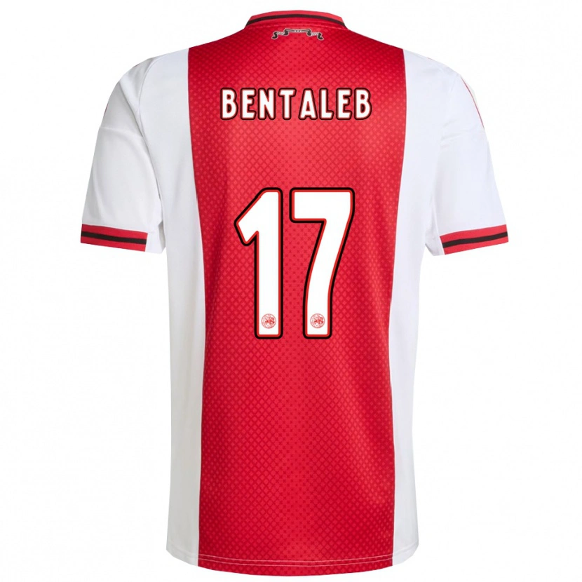 Danxen Hombre Camiseta Marouane Bentaleb #17 Rojo Blanco 1ª Equipación 2025/26 La Camisa