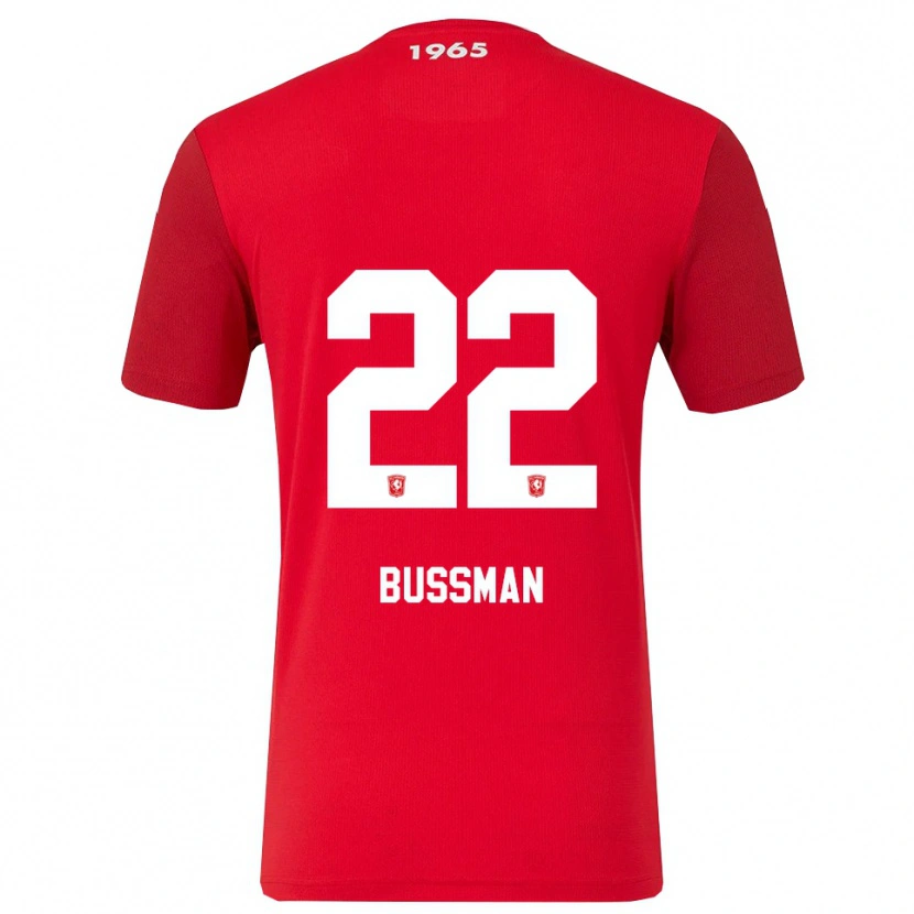 Danxen Hombre Camiseta Fiene Bussman #22 Rojo Blanco 1ª Equipación 2025/26 La Camisa