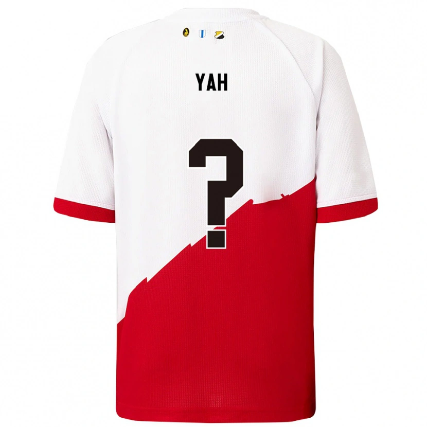 Danxen Hombre Camiseta Gibson Yah #0 Blanco Rojo 1ª Equipación 2025/26 La Camisa