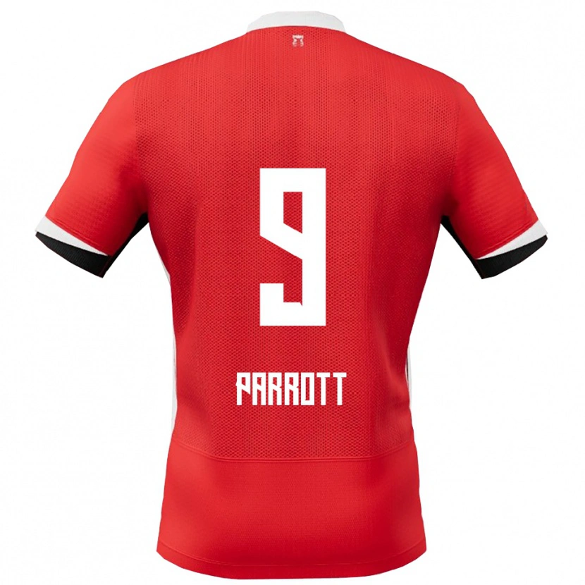 Danxen Hombre Camiseta Troy Parrott #9 Rojo Blanco 1ª Equipación 2025/26 La Camisa