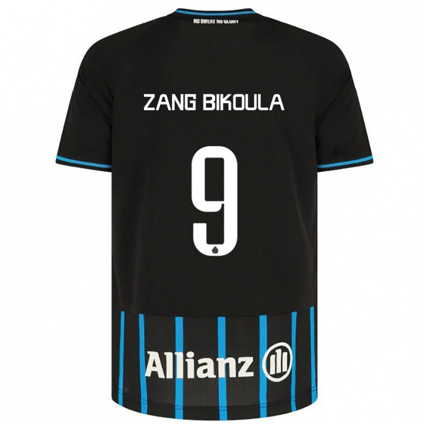 Danxen Hombre Camiseta Véronique Zang Bikoula #9 Negro Azul 1ª Equipación 2025/26 La Camisa