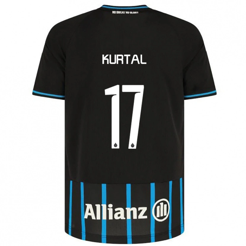 Danxen Hombre Camiseta Utku Kurtal #17 Negro Azul 1ª Equipación 2025/26 La Camisa