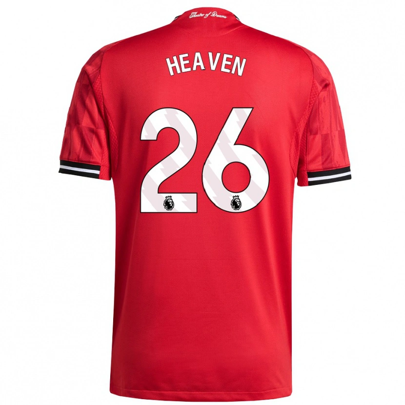 Danxen Hombre Camiseta Ayden Heaven #26 Rojo Negro Blanco 1ª Equipación 2025/26 La Camisa