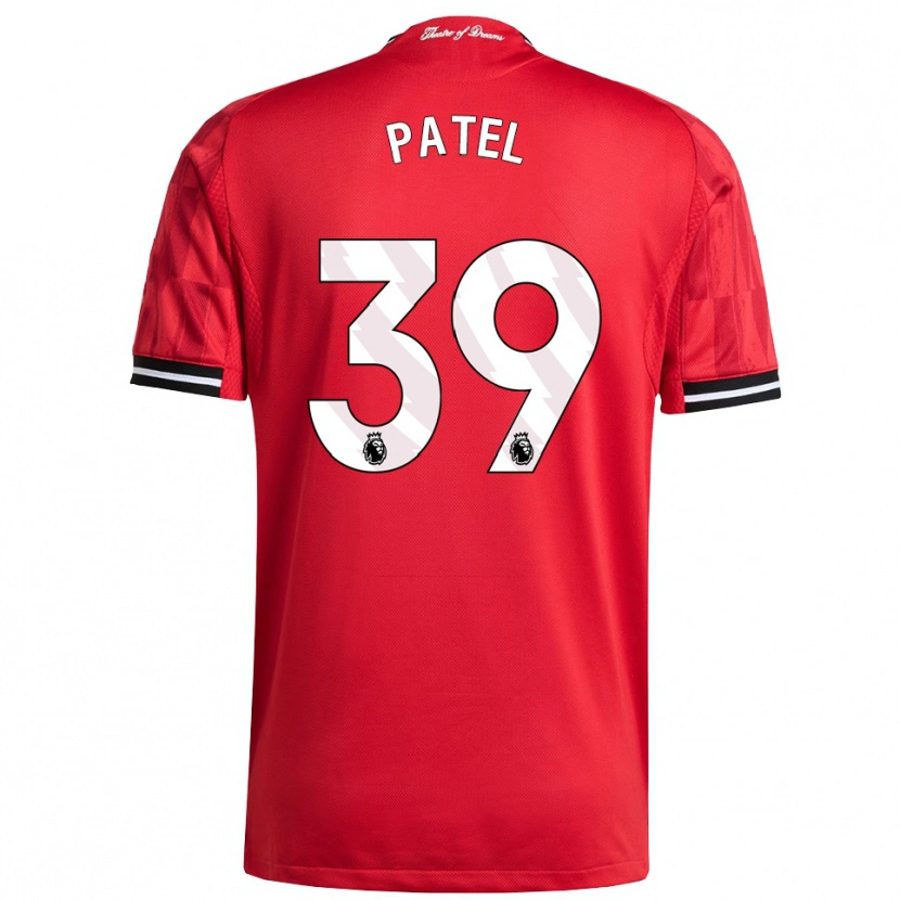 Danxen Hombre Camiseta Safia Middleton-Patel #39 Rojo Negro Blanco 1ª Equipación 2025/26 La Camisa