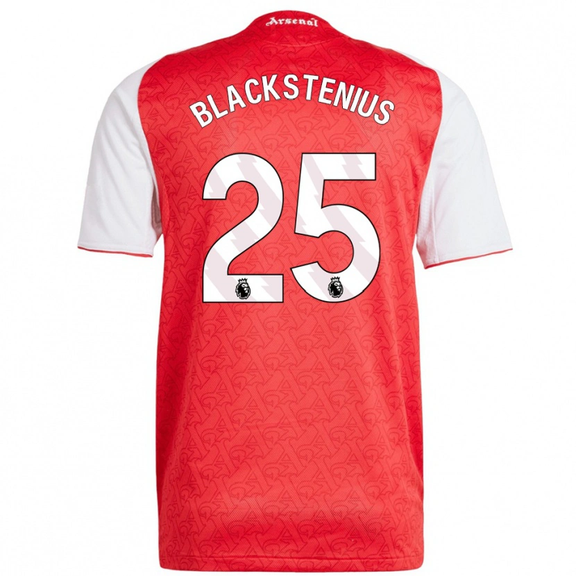 Danxen Hombre Camiseta Stina Blackstenius #25 Rojo Blanco 1ª Equipación 2025/26 La Camisa