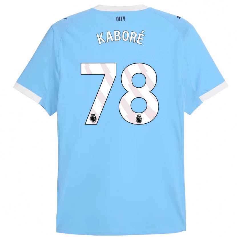 Danxen Hombre Camiseta Issa Kaboré #78 Celeste Blanco 1ª Equipación 2025/26 La Camisa