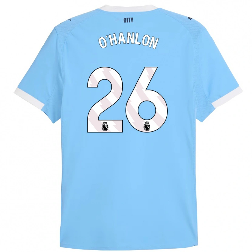 Danxen Hombre Camiseta Tara O'hanlon #26 Celeste Blanco 1ª Equipación 2025/26 La Camisa