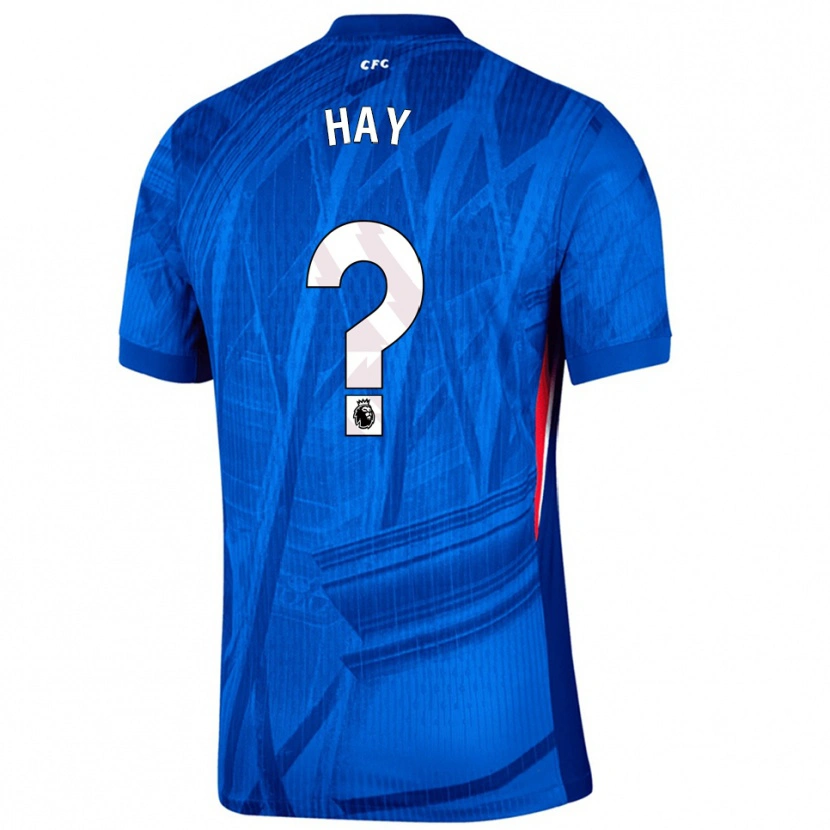 Danxen Hombre Camiseta Noah Hay #0 Azul Blanco 1ª Equipación 2025/26 La Camisa