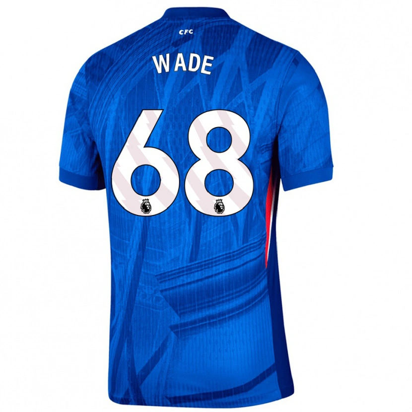 Danxen Hombre Camiseta Shaun Wade #68 Azul Blanco 1ª Equipación 2025/26 La Camisa