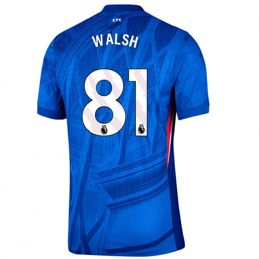 Danxen Hombre Camiseta Reggie Walsh #81 Azul Blanco 1ª Equipación 2025/26 La Camisa