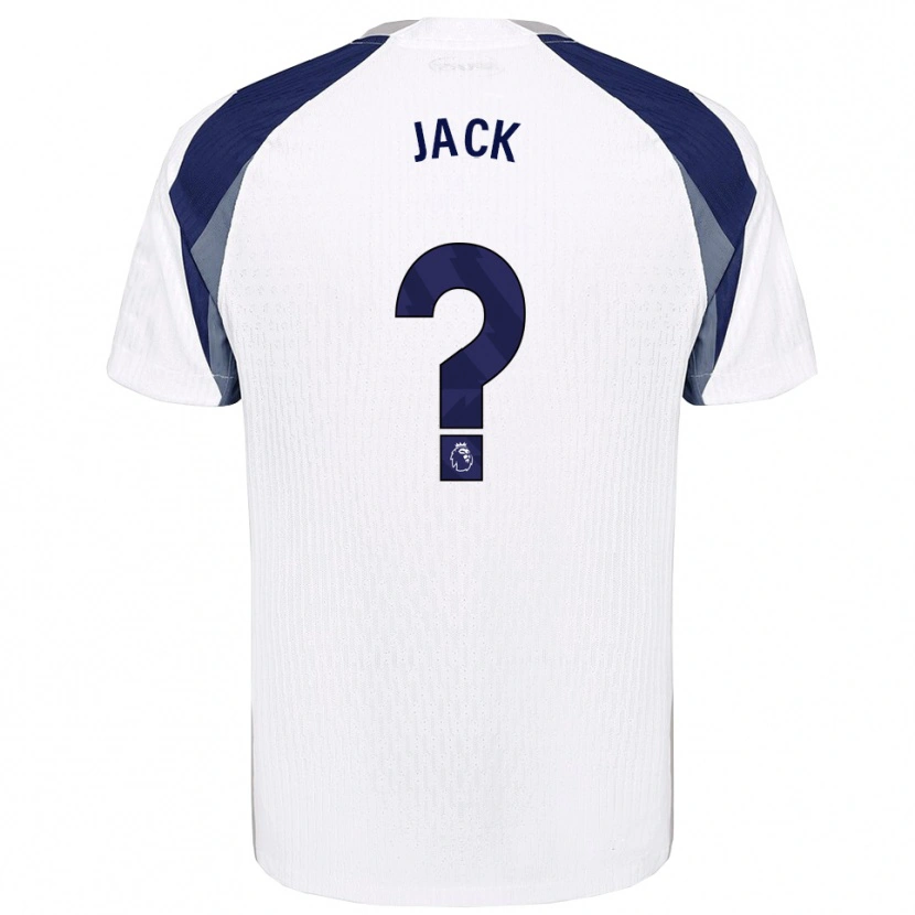 Danxen Hombre Camiseta Mikel Jack #0 Blanco Marino 1ª Equipación 2025/26 La Camisa
