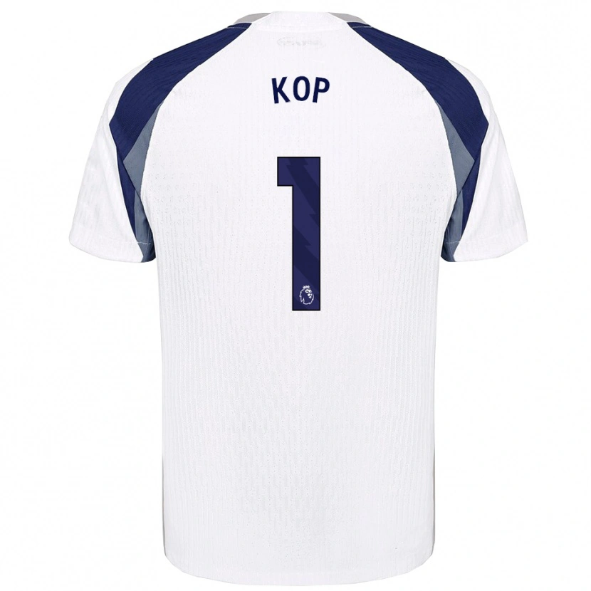 Danxen Hombre Camiseta Lize Kop #1 Blanco Marino 1ª Equipación 2025/26 La Camisa
