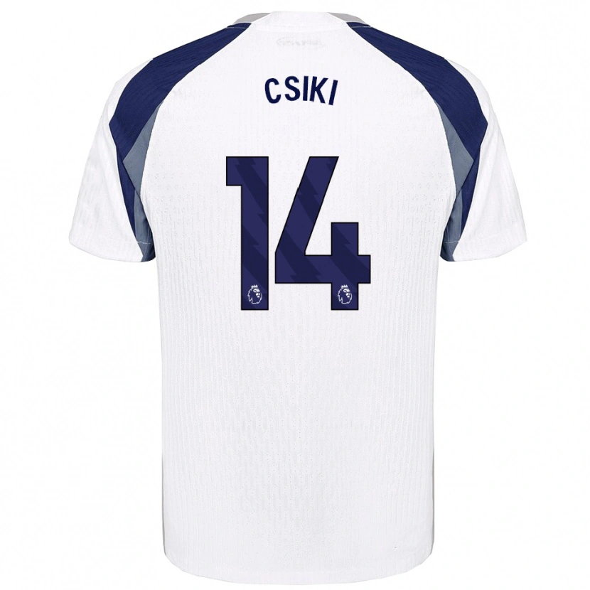 Danxen Hombre Camiseta Anna Csiki #14 Blanco Marino 1ª Equipación 2025/26 La Camisa